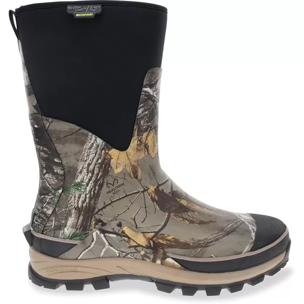 imageWestern Chief Mens Neoprene Mid Height Waterproof Boot with Memory Foam Insole CalfRealtree