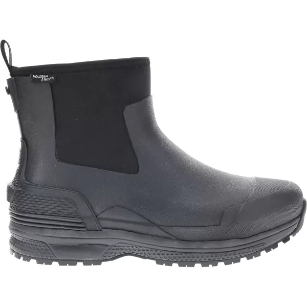 imageWestern Chief Mens Waterproof Neoprene Ankle Rain BootBlack
