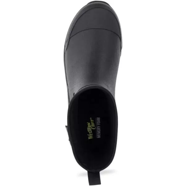 imageWestern Chief Mens Waterproof Neoprene Ankle Rain BootBlack