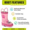 imageWestern Chief Rain Boots with Pull on Handles for Toddlers and Kids  Premium Waterproof Boots for Boys and GirlsKhloe the Kitty
