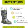 imageWestern Chief Rain Boots with Pull on Handles for Toddlers and Kids  Premium Waterproof Boots for Boys and GirlsMonster Crusher