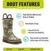 imageWestern Chief Rain Boots with Pull on Handles for Toddlers and Kids  Premium Waterproof Boots for Boys and GirlsTractor Tough