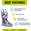 imageWestern Chief Rain Boots with Pull on Handles for Toddlers and Kids  Premium Waterproof Boots for Boys and GirlsUnicorn Dreams
