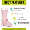 imageWestern Chief Rain Boots with Pull on Handles for Toddlers and Kids  Premium Waterproof Boots for Boys and GirlsUnity Unicorn