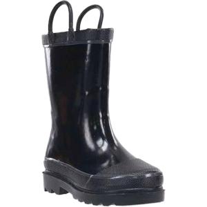 imageWestern Chief Rain Boots with Pull on Handles for Toddlers and Kids  Premium Waterproof Boots for Boys and GirlsBlack