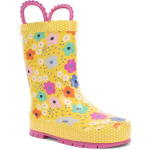 imageWestern Chief Rain Boots with Pull on Handles for Toddlers and Kids  Premium Waterproof Boots for Boys and GirlsDaisy Delight