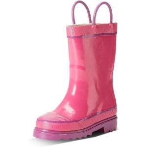 imageWestern Chief Rain Boots with Pull on Handles for Toddlers and Kids  Premium Waterproof Boots for Boys and GirlsPink