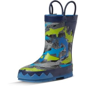 imageWestern Chief Rain Boots with Pull on Handles for Toddlers and Kids  Premium Waterproof Boots for Boys and GirlsShark Frenzy