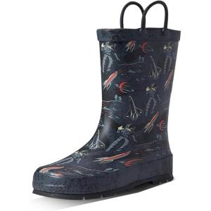 imageWestern Chief Rain Boots with Pull on Handles for Toddlers and Kids  Premium Waterproof Boots for Boys and GirlsSpace Tour
