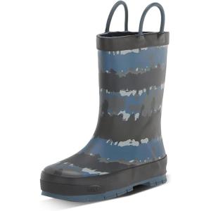 imageWestern Chief Rain Boots with Pull on Handles for Toddlers and Kids  Premium Waterproof Boots for Boys and GirlsTiedye Dude