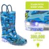 imageWestern Chief Kids Light Up Rain Boots With Handles for Easy On and OffBlue