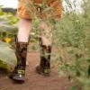 imageWestern Chief Kids Light Up Rain Boots With Handles for Easy On and OffCamo Green