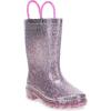 imageWestern Chief Kids Light Up Rain Boots With Handles for Easy On and OffMulti Glitter