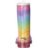 imageWestern Chief Kids Light Up Rain Boots With Handles for Easy On and OffSparkle Ombre