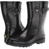 imageWestern Chief Women Solid Mid Height Waterproof Rain BootBlack Gloss