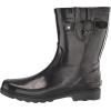 imageWestern Chief Women Solid Mid Height Waterproof Rain BootBlack Gloss