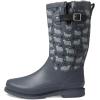 imageWestern Chief Womens Tall Waterproof Rain Boot Outdoor Garden ShoesBlack Sheep