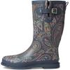 imageWestern Chief Womens Tall Waterproof Rain Boot Outdoor Garden ShoesOrganic Paisley