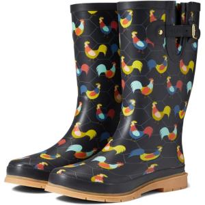 imageWestern Chief Womens Tall Waterproof Rain Boot Outdoor Garden ShoesChicken Plaid
