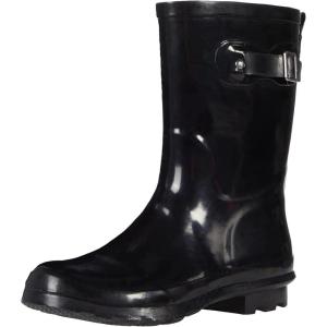 imageWestern Chief Womens Waterproof Mid Rain BootSolid Black