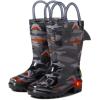imageWestern Chief Kids Waterproof Light Up Rain Boots With Handles for Easy On and Off for Boys and GirlsShark
