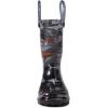 imageWestern Chief Kids Waterproof Light Up Rain Boots With Handles for Easy On and Off for Boys and GirlsShark