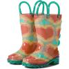imageWestern Chief Kids Waterproof Light Up Rain Boots With Handles for Easy On and Off for Boys and GirlsTiedye Hearts