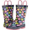 imageWestern Chief UnisexChild Waterproof Printed Rain BootHappy Hearts