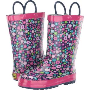 imageWestern Chief UnisexChild Waterproof Printed Rain BootBlossom Blast