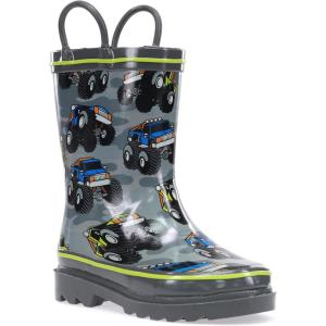 imageWestern Chief UnisexChild Waterproof Printed Rain BootMonster Crusher