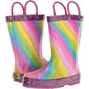 imageWestern Chief UnisexChild Waterproof Printed Rain BootRainbow