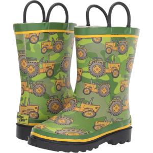 imageWestern Chief UnisexChild Waterproof Printed Rain BootVintage Tractor