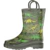 imageWestern Chief Rain Boots with Pull on Handles for Toddlers and Kids  Premium Waterproof Boots for Boys and GirlsDino Quest