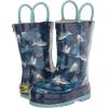 imageWestern Chief Rain Boots with Pull on Handles for Toddlers and Kids  Premium Waterproof Boots for Boys and GirlsShark Squad