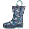 imageWestern Chief Rain Boots with Pull on Handles for Toddlers and Kids  Premium Waterproof Boots for Boys and GirlsShark Squad