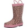 imageWestern Chief Rain Boots with Pull on Handles for Toddlers and Kids  Premium Waterproof Boots for Boys and GirlsFab Leopard