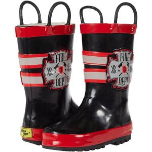 imageWestern Chief Rain Boots with Pull on Handles for Toddlers and Kids  Premium Waterproof Boots for Boys and GirlsFire Department