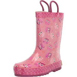 imageWestern Chief Rain Boots with Pull on Handles for Toddlers and Kids  Premium Waterproof Boots for Boys and GirlsHappy Owls