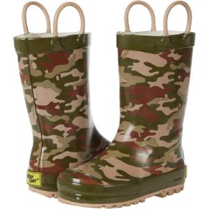 imageWestern Chief Rain Boots with Pull on Handles for Toddlers and Kids  Premium Waterproof Boots for Boys and GirlsKiddie Camo