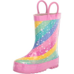 imageWestern Chief Rain Boots with Pull on Handles for Toddlers and Kids  Premium Waterproof Boots for Boys and GirlsMystical Pastels