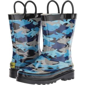 imageWestern Chief Rain Boots with Pull on Handles for Toddlers and Kids  Premium Waterproof Boots for Boys and GirlsShark Chomp