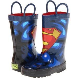 imageWestern Chief Rain Boots with Pull on Handles for Toddlers and Kids  Premium Waterproof Boots for Boys and GirlsSuperman Foreve