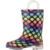 imageWestern Chief Kids Light Up Rain Boots Split SizesDarling Dot