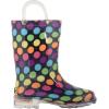 imageWestern Chief Kids Light Up Rain Boots Split SizesDarling Dot