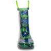 imageWestern Chief UnisexChild Kids Light Up Waterproof Rainboots with Handles for Easy on ampamp Off Rain BootDinosaur World
