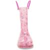 imageWestern Chief UnisexChild Kids Light Up Waterproof Rainboots with Handles for Easy on ampamp Off Rain BootSparkle Unicorn