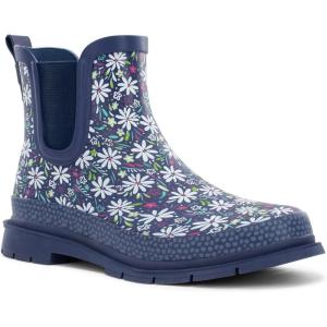 imageWestern Chief Womens Waterproof Chelsea Ankle Rain Boot with Elastic Gore and Rubber Lug Outsole  Stylish and Functional for Rainy DaysDaisy