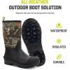 imageWestern Chief Mens 365 Neoprene Rain Boots for Men  100 Waterproof Rubber Boots for Men with AntiSlip Outsole  ColdRated Muck Boots for Men for AllWeather ProtectionCamo  Mid