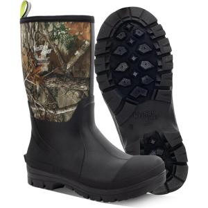imageWestern Chief Mens 365 Neoprene Rain Boots for Men  100 Waterproof Rubber Boots for Men with AntiSlip Outsole  ColdRated Muck Boots for Men for AllWeather ProtectionCamo  Tall