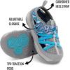 imageWestern Chief Kids Shore Runner Sandal  Kid Friendly Lightweight Traction Outsole  Perfect Outdoor Sandals for Boys and GirlsGrey